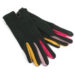 Black Colour Fingers Gloves