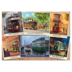 Vintage Trams 1000-Piece Jigsaw