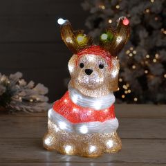 Illuminated Reindeer Dog