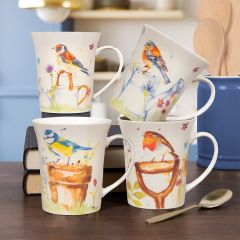 British Garden Birds Mug Set