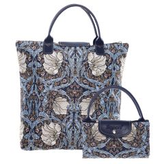 Pimpernel and Thyme Blue Foldaway Bag