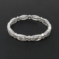 Celtic Sparkle Silver Bracelet