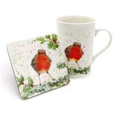 Bree Merryn Robin Mug & Coaster