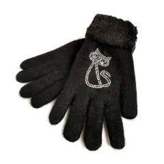 Faux Fur Cat Gloves