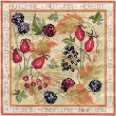 Autumnal Counted Crosstitch Kit