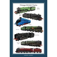 Steam Trains Tea Towel