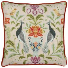 Chatsworth Peacock Cushion Natural