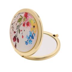 Floral Compact Mirror