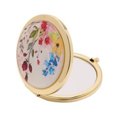 Floral Compact Mirror