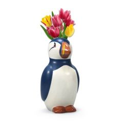 Puffin Shaped Table Top Vase