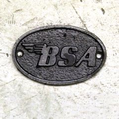 Antique BSA Oval Plaque