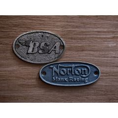 BSA & Norton Plaque Set