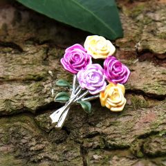 Bunch of Roses Brooch