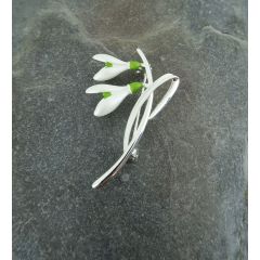 Snowdrops Brooch