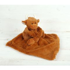 Highland Coo Toy Soother