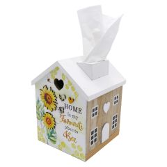 Bee Happy Tissue Box