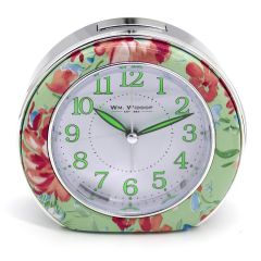Floral Pattern Alarm Clock