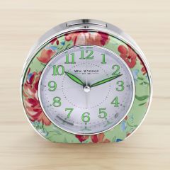 Floral Pattern Alarm Clock