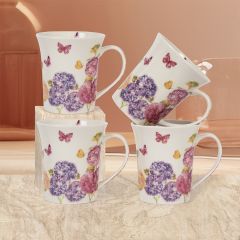 Butterfly & Blossom Mug Set