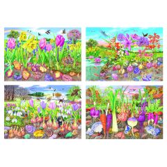 Set of 4 Roots & Shoots 500-Piece Jigsaws