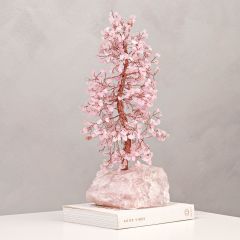 Large Rose Quartz Gem Tree