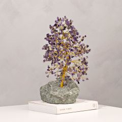 Large Amethyst Gem Tree