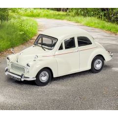 Snowberry White Morris Minor 1000