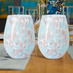 Set of Two Casa Glass Tumblers