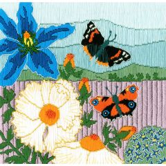 Butterfly Meadow Long Stitch