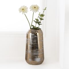 Gold Swirl Vase