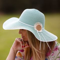 Mint Green Daisy Hat