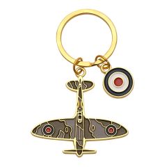 Spitfire Enamel Keyring