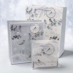 Winter Birds Gift Bag Set
