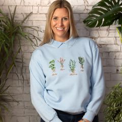 Sky Blue Herb Sweatshirt