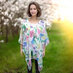 Tropical Hummingbird Poncho